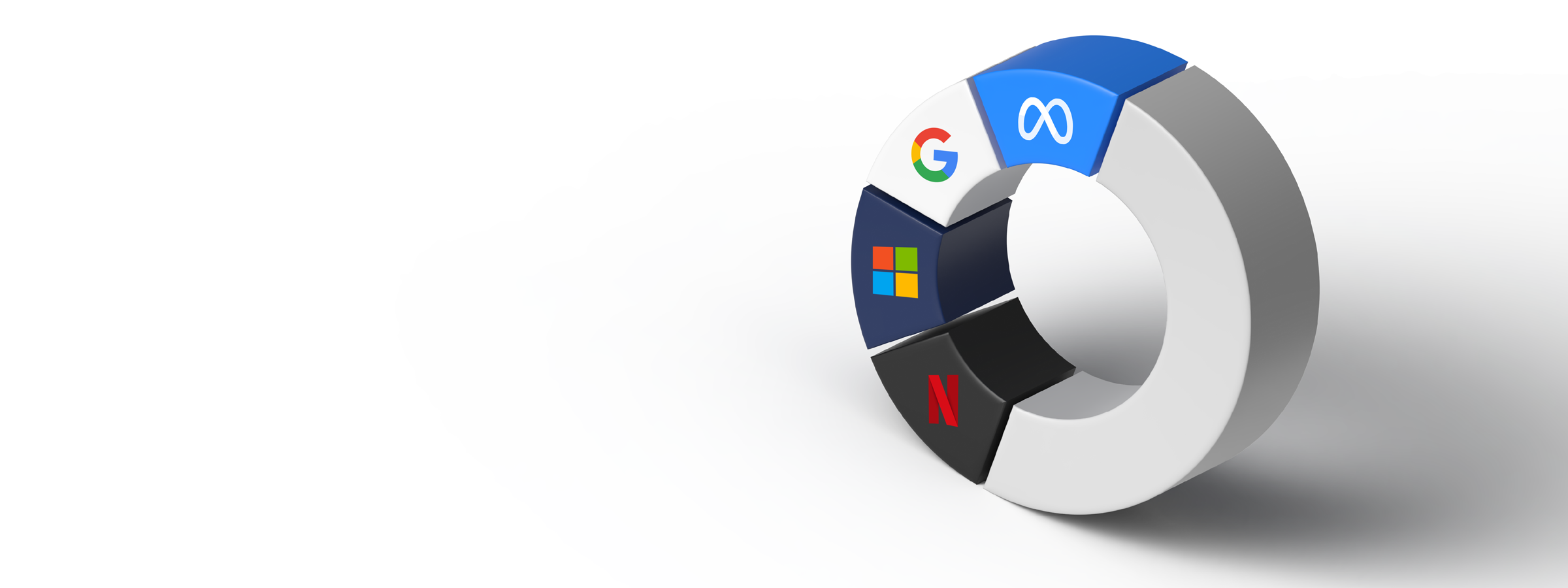 Encabezado grande de negociación de acciones fraccionadas